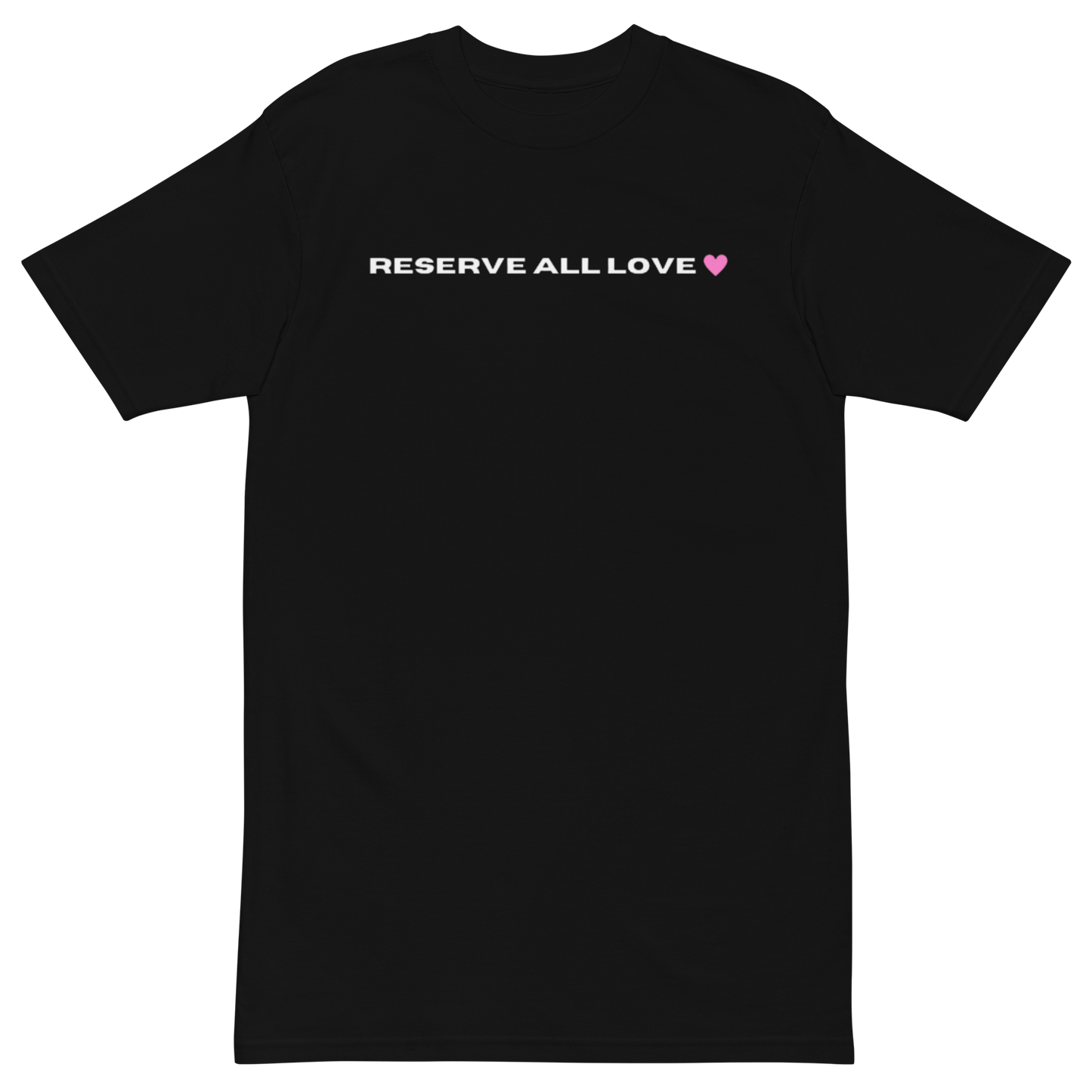 Reserve All Love Black and Pink Tee