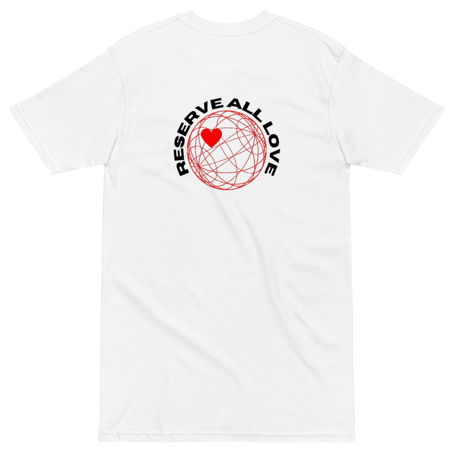 Reserve All Love White and Red Tee