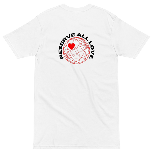 Reserve All Love White and Red Tee