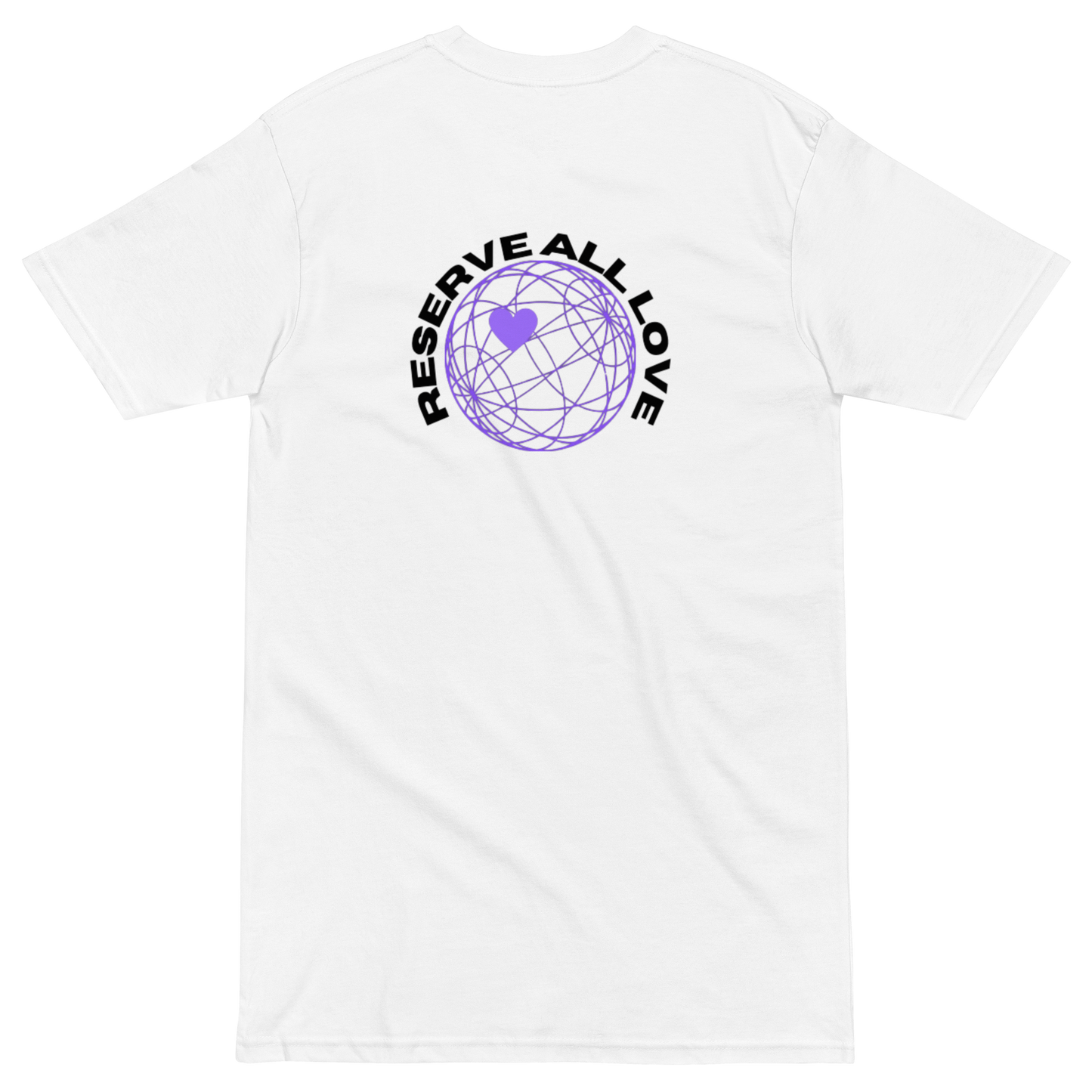 Reserve All Love White and Purple Tee