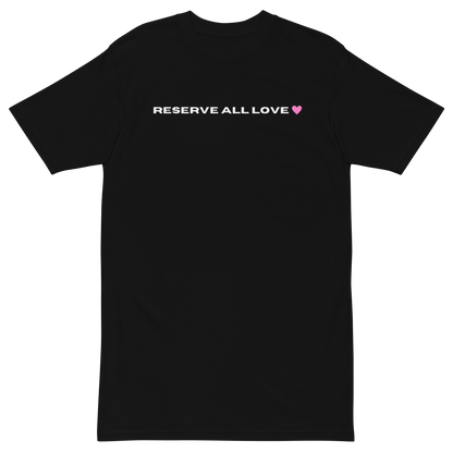 Reserve All Love Black and Pink Tee