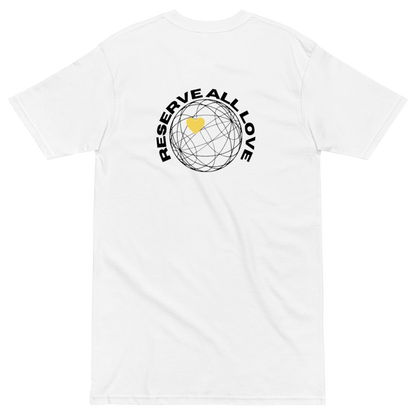 Reserve All Love White and Yellow Tee