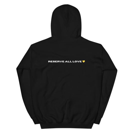 Reserve All Love Black and Yellow Hoodie