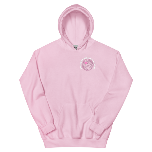 Reserve All Love Pink Hoodie